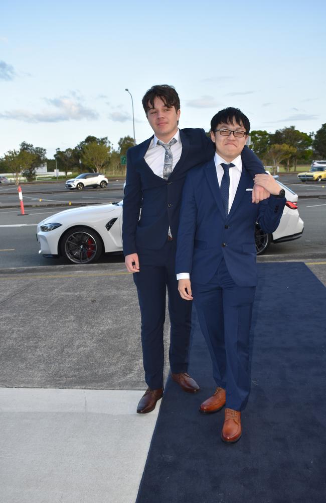 Students at the 2024 Chancellor State College formal.