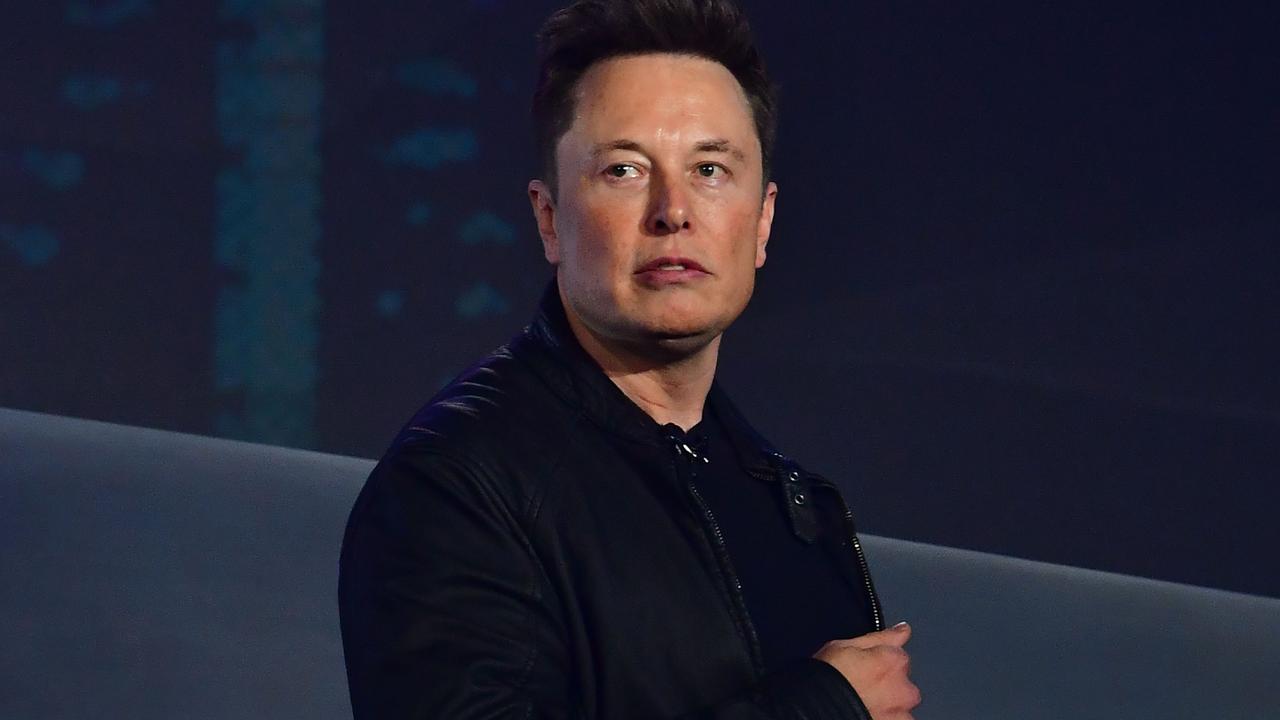 Musk said the Roadster has been delayed but was still in the production schedule. Picture: Frederic J. BROWN/AFP.