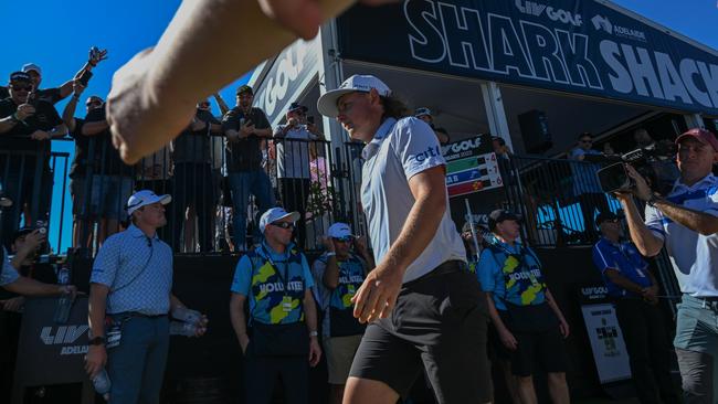 Crowds flocked to see Cam Smith at the LIV event in Adelaide. Picture: Asanka Ratnayake/Getty Images