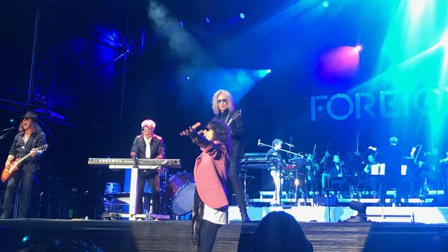 Foreigner and Cheap Trick performed live in Adelaide. Picture: Nathan Davies