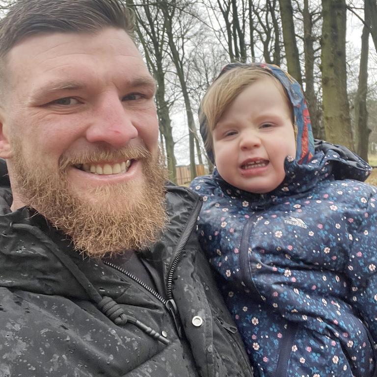 Former NRL star Josh McGuire reveals his daughter Scarlett’s ...