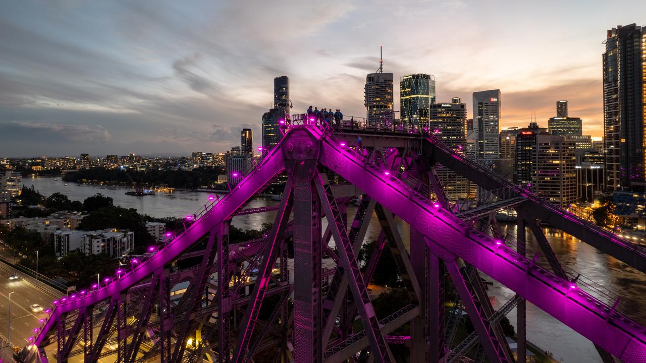 The twilight climb is the most popular. Picture: Supplied / Story Bridge Adventure Climb