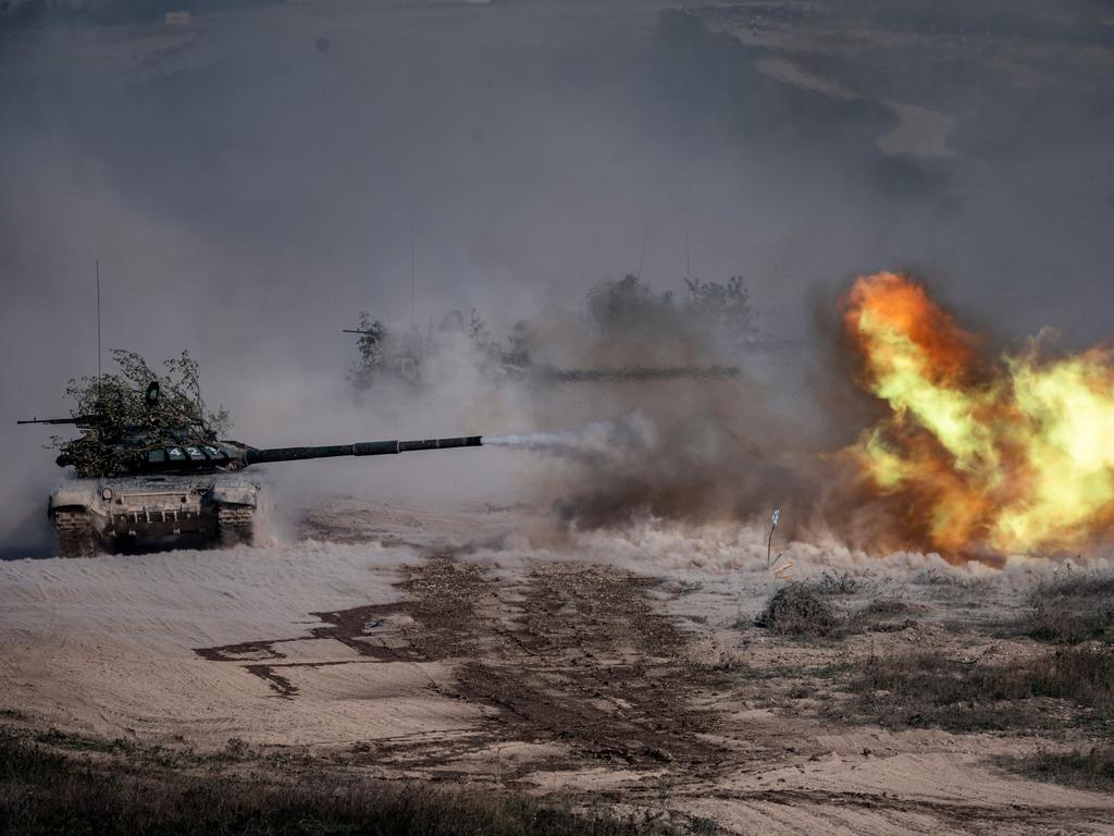 A Russian T-72-B3 tank during military exercises on September 23, 2020. Picture: Dimitar Dilkoff/AFP