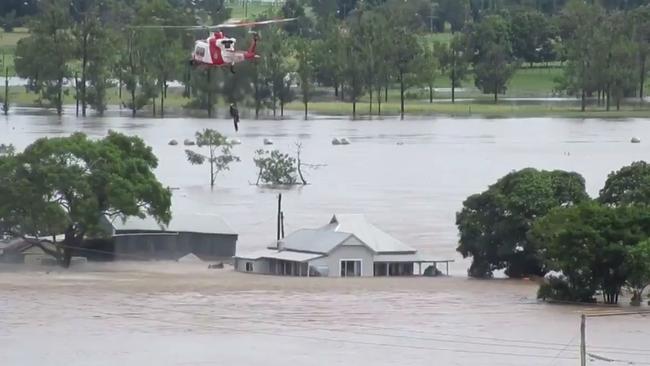 Taree, on the Mid North Coast of NSW, has been badly affected by flooding. Picture: NSW RFS