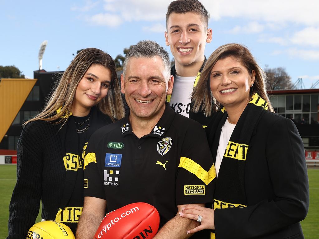 Richmond coach Adem Yze’s son Noah (pictured at back) kicked his first VFL goal for Casey last weekend. Picture: Michael Klein