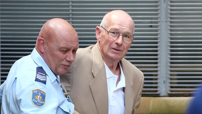 Roger Rogerson leaves his murder trial at the NSW Supreme Court Sydney. Photo: Craig Greenhill