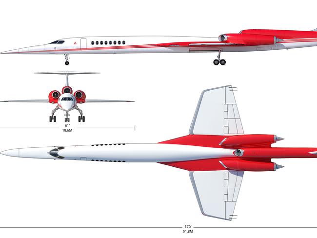 The company announced plans for the first test flights will take place in 2021. Picture: Aerion Corporation