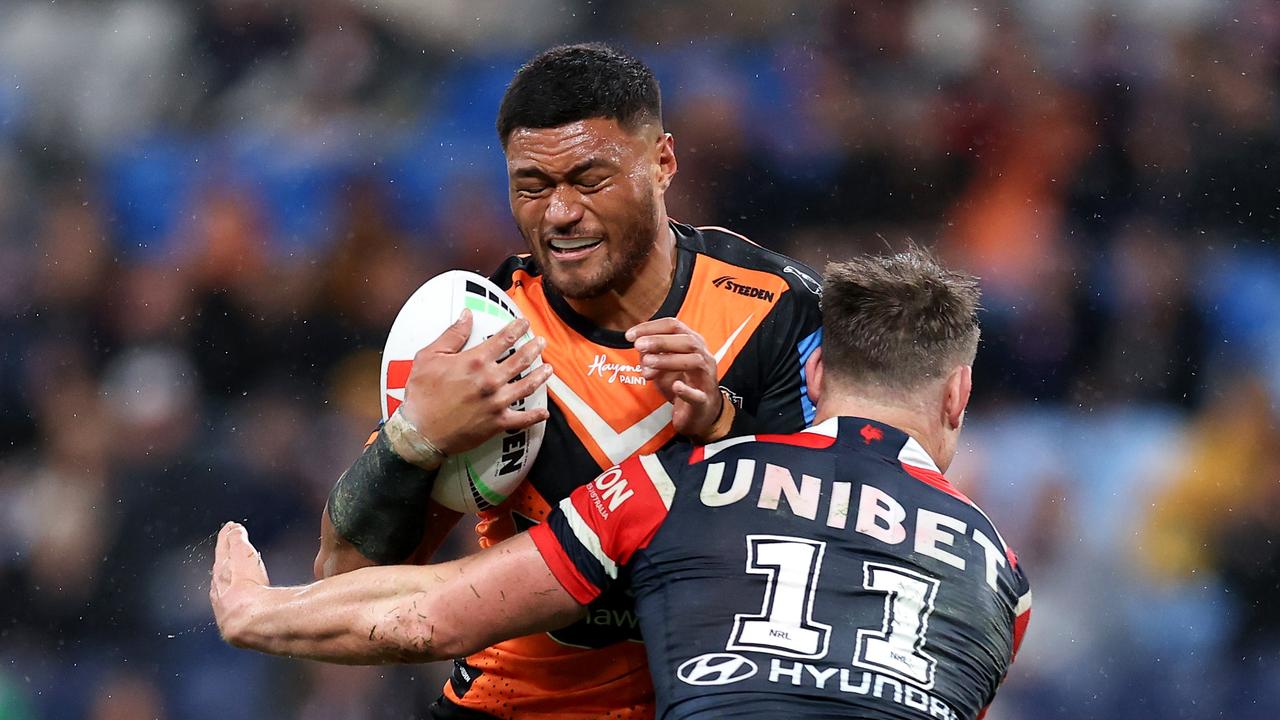 Teammates understand why Utoikamanu has decided to leave the Tigers. Picture: Brendon Thorne/Getty Images