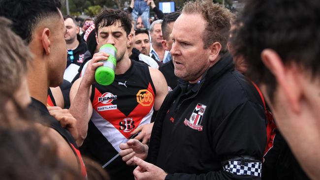 Galliott calling the shots on grand final day, 2022. Picture: Davis Harrigan