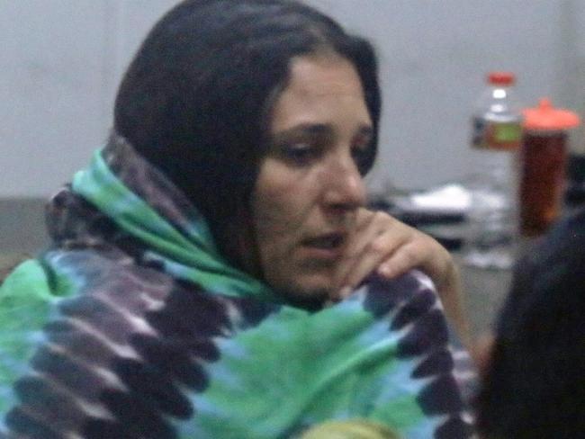 Australian woman Sara Connor being interrogated at Denpasar District Court in Bali, Indonesia, on Monday, Aug. 22, 2016. Ms Connor and her British boyfriend David Taylor face their second day of interrogations after being arrested over the death of Bali police officer Wayan Sudarsa, whose bloodied body was found on Kuta Beach in the early hours of Wednesday morning. (AAP Image/Putra Sinulingga) NO ARCHIVING
