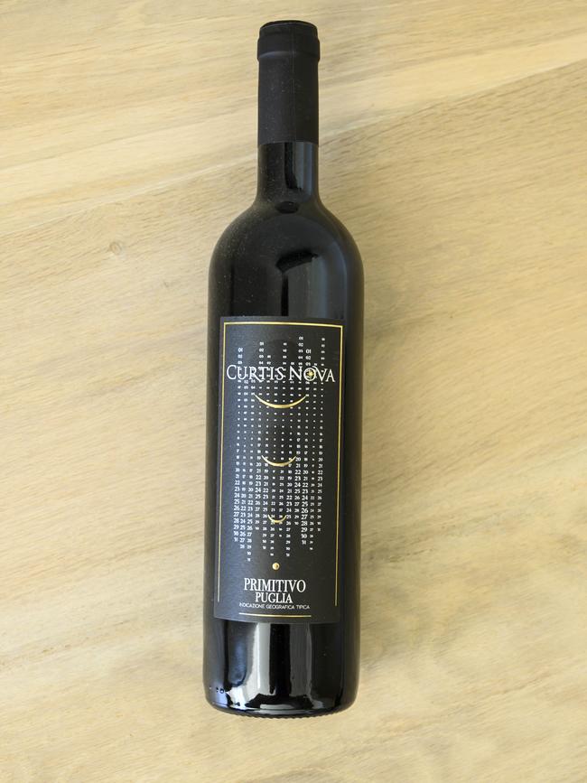 Nice drop: Primitivo wine reminds Robards of his “amazing” wedding in Italy.