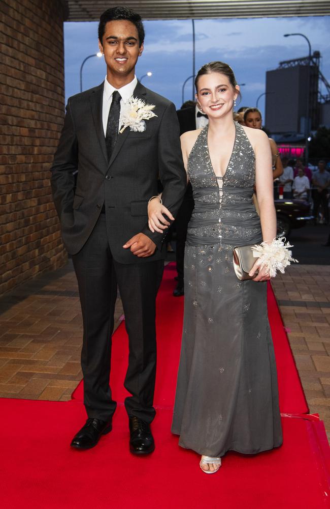 Riyan Khan and Sophie Fleming at Toowoomba Grammar School formal at Rumours International, Wednesday, November 15, 2023. Picture: Kevin Farmer