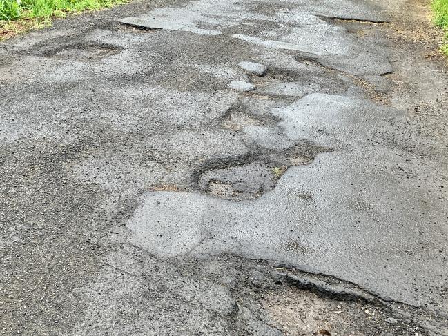 An Allan government spokesperson said there had been ‘no cuts’ to road maintenance. Picture: Odessa Blain