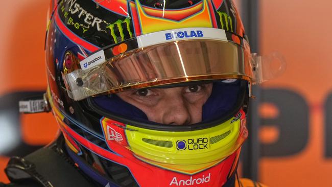 McLaren’s Oscar Piastri knows he has to reassert his dominance this weekend in Monaco. (AP Photo/Luca Bruno)
