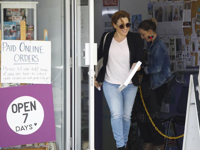 Member for South Brisbane and former treasurer Jackie Trad back in her West End electorate office yesterday. Picture: Tertius Pickard