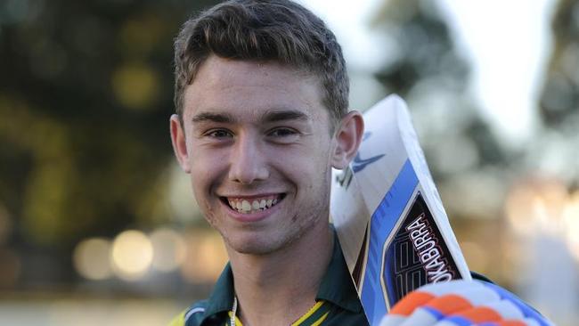 Jake Doran, pictured as a 16-year-old, represents Australia.