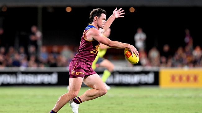 Lachie Neale is part of an impressive Lions midfield brigade. Picture: Bradley Kanaris/Getty Images