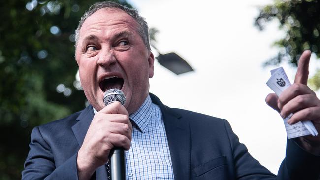 Barnaby Joyce gets things done. Picture: AAP Image