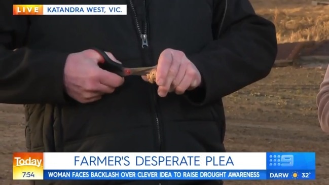 Farming couple destroy Ooshie on TV after trying to sell it for water (Today Show)