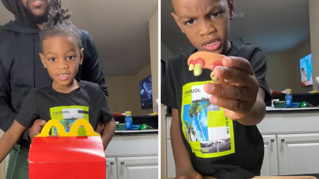 He was not impressed. Source: TikTok/mamfam4