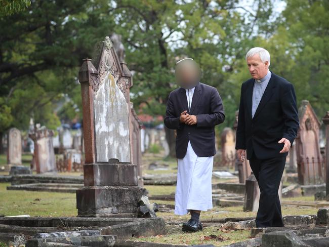 Father Joseph Kolodziej, right. Picture: John Feder