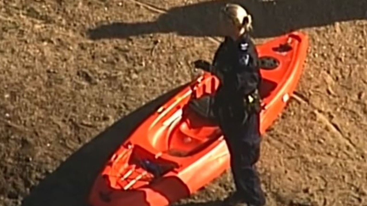 Scenes from Lake Samsonvale northwest of Brisbane where a woman died in November 2020. A man has been charged with murder.