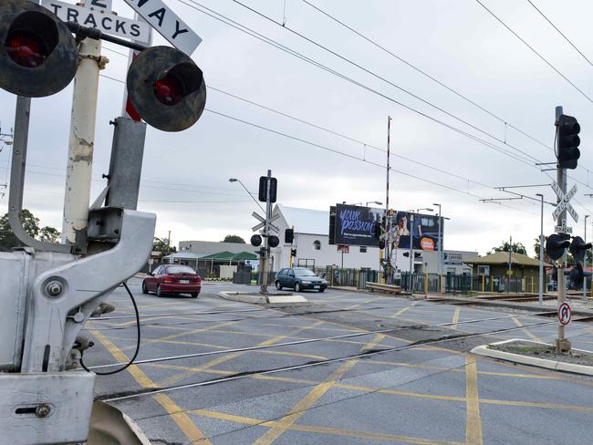 Brighton Rd rail crossing at Hove, Monday, June 17, 2019. (Pic: Brenton Edwards)