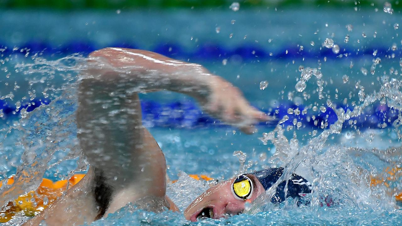 Action from the GPS swimming championships. Thursday March 10, 2022. Picture, John Gass