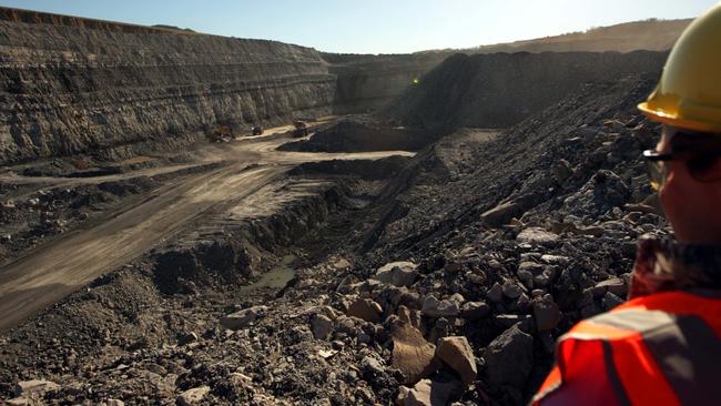 Peabody Energy’s Wambo Mine, near Warkworth in northwest NSW.