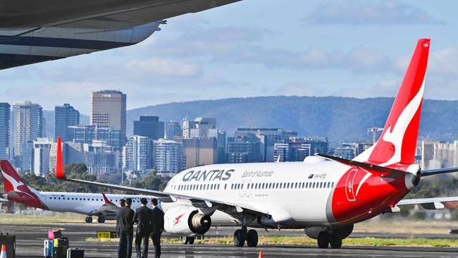 Implementation of the Albanese government’s industrial relations legislation has the potential to send Qantas’s international operations into unsustainable losses. Picture: Brenton Edwards/NCA NewsWire