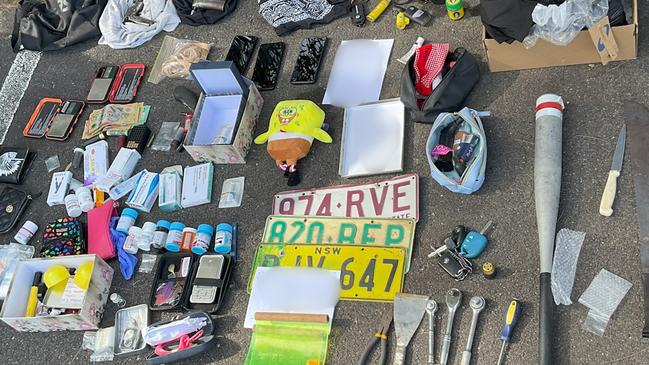 An intelligence-led operation at Maryborough Correctional Centre has allegedly taken a substantial haul of drugs, weapons and other illegal items off the streets with two people arrested in the centre car park last week.