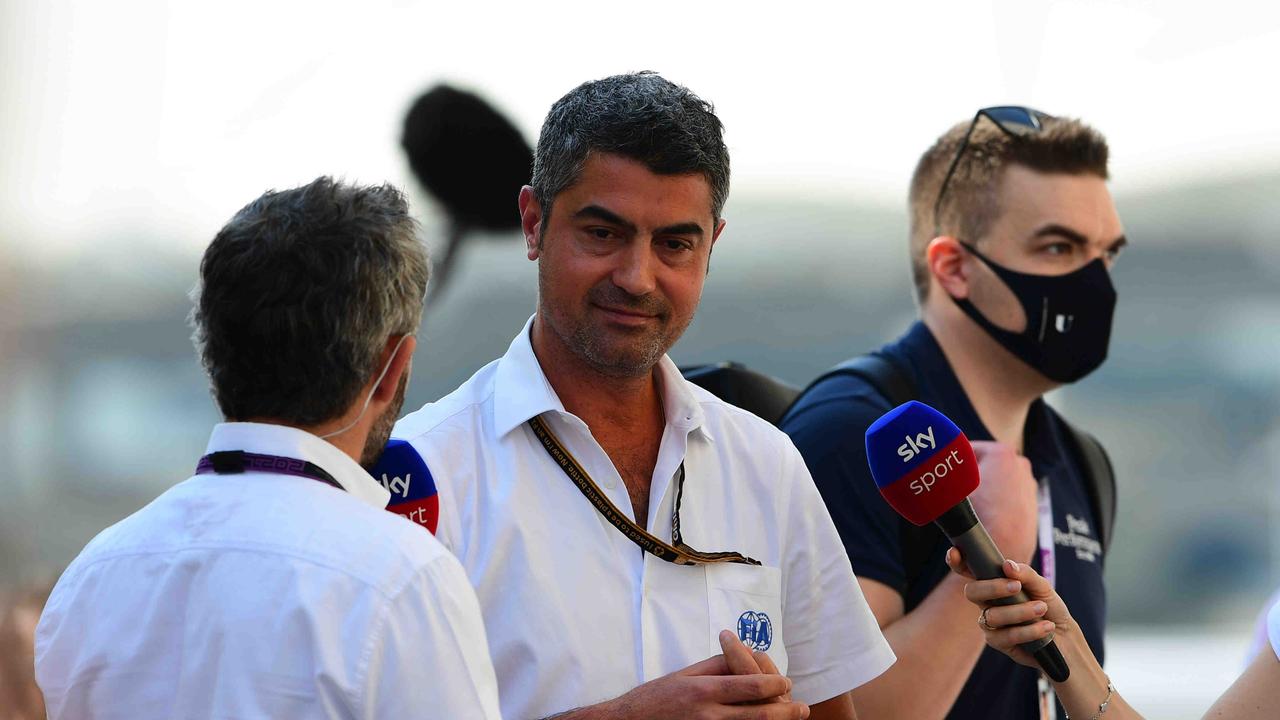 Michael Masi ahead of December’s controversial Abu Dhabi title decider. His job as FIA race director is under pressure.