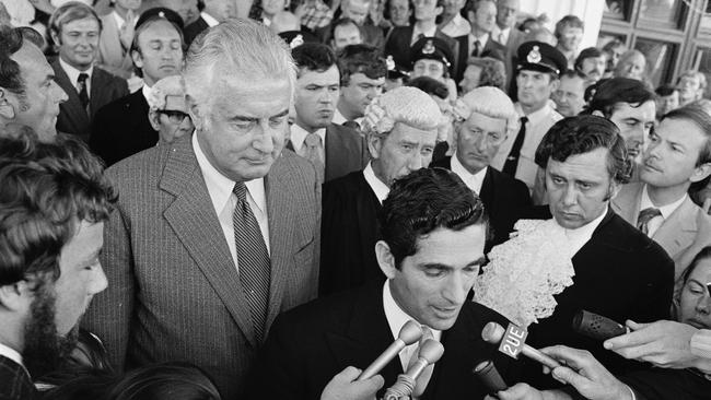 Gough Whitlam at Parliament House, 1975. Picture: National Archives of Australia