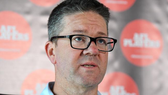 AFLPA boss Paul Marsh says the AFL needs to introduce a consistent framework to determine the length of sanctions for players who commit offences such as homophobic abuse. Picture: James Ross / AAP