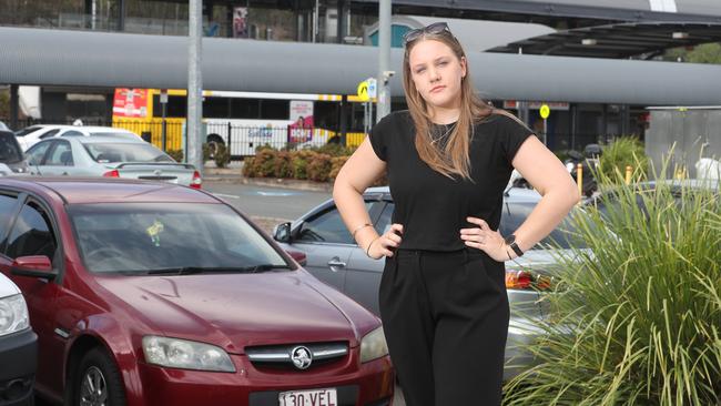 Melanie James was slammed with a fine of $260 for parking at the Coomera train station. Photo by Richard Gosling