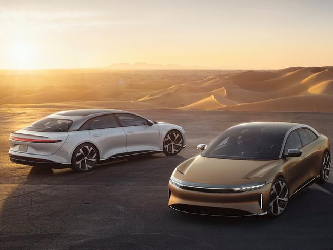 Lucid Air electric car.