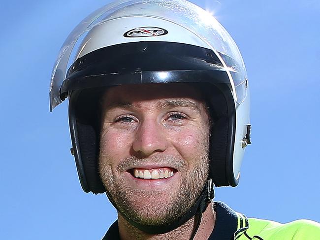 CYCLING - Dan Ellis, Olympic cyclist now working for Australia Post with his eye on getting to the Rio Olympics