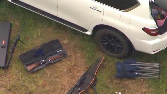 Police are investigating after a near-two hour shutdown of the Bruce Highway near Gympie following reports of gunfire. Picture 7News
