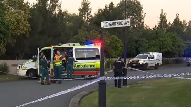 Emergency services on scene. Picture: Channel 9