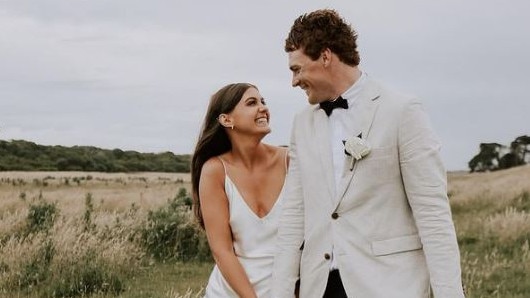 Geelong forward Gary Rohan has married his love Madi Bennett on Saturday.