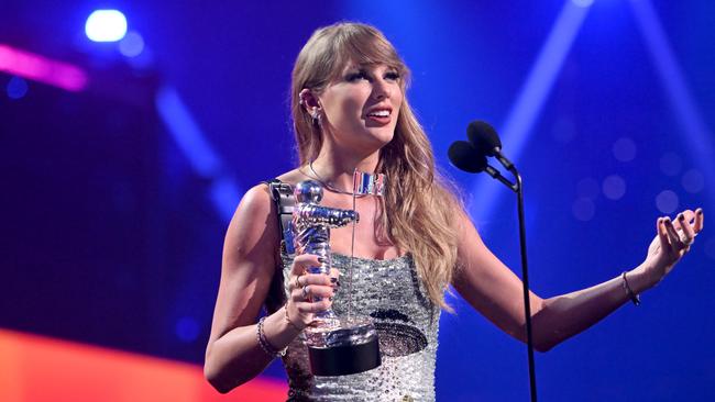 Taylor Swift encouraged fans to ‘register to vote for something else: the presidential election’. Picture: Getty Images