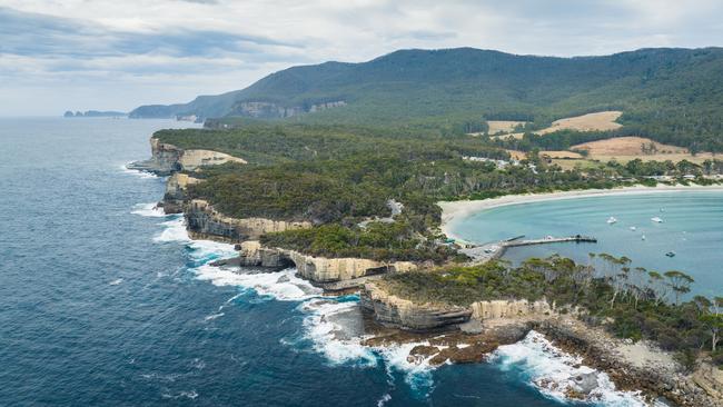 Tasmania’s landscape is being showcased in The Survivors, a new TV series filmed in Tasmania which will air on Netflix in June. Picture: Luke Tscharke/Netflix
