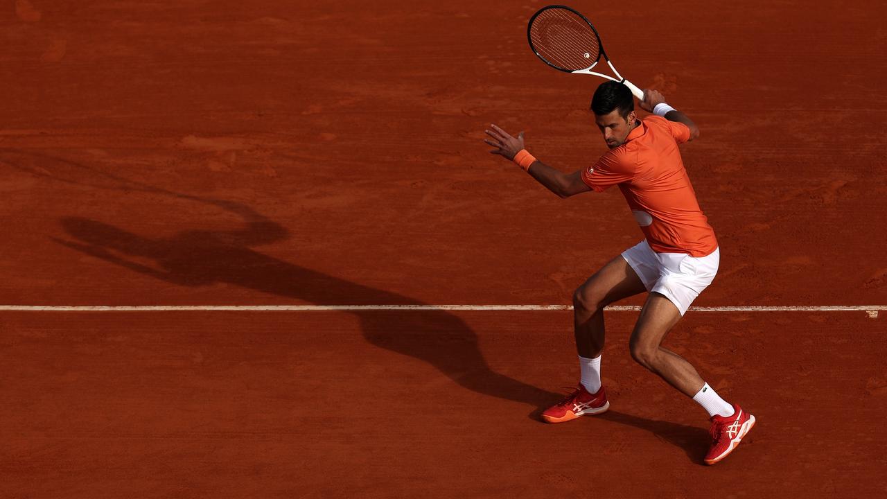 Djokovic just couldn’t keep up. (Photo by Julian Finney/Getty Images)