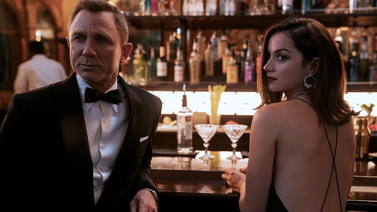 With Daniel Craig in No Time To Die. Picture: Nicola Dove/MGM