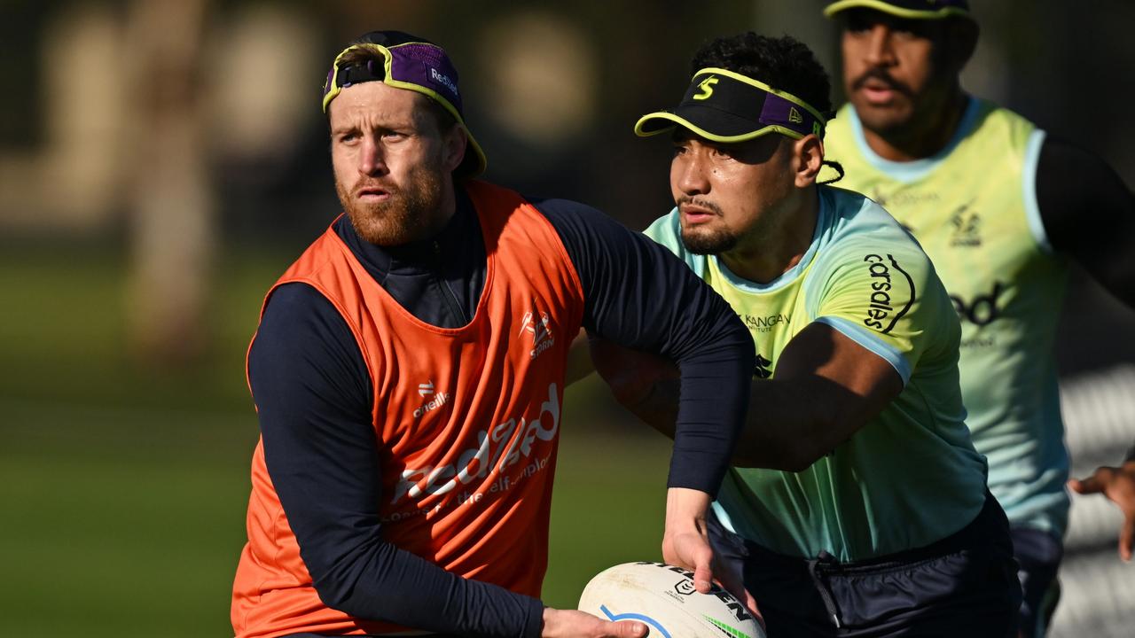 Cameron Munster has been training well for the Storm and is a chance of returning from injury against the Eels. Picture: Daniel Pockett/Getty Images