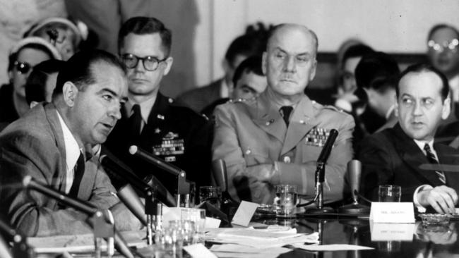 The excesses of Joe McCarthy, left, illustrate what is perhaps most remarkable about the Cold War: America messed up often, yet still succeeded