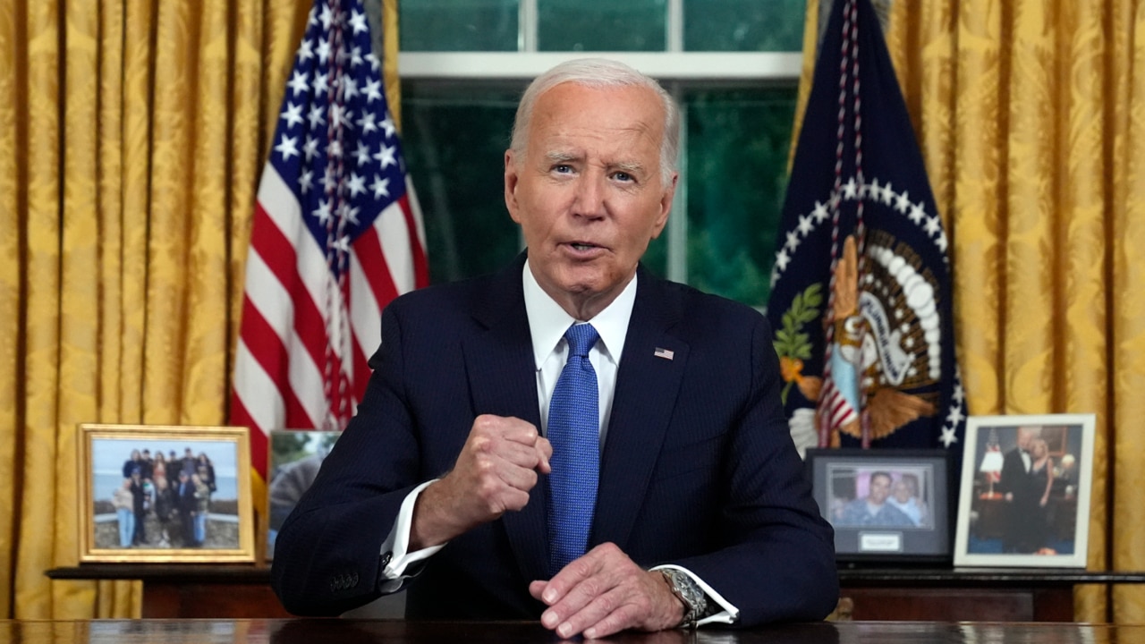 US President Joe Biden calls for Supreme Court reform in Oval Office address