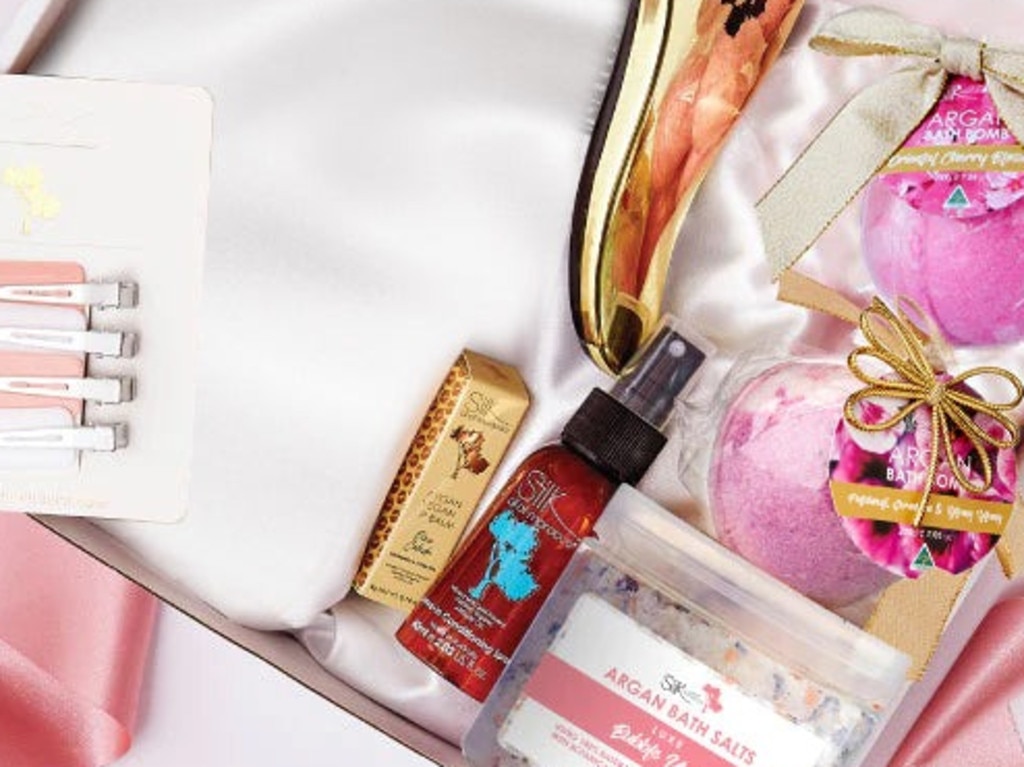 Silk Oil of Morocco Argan Luxury Treat Yourself Hamper. Picture: THE ICONIC.