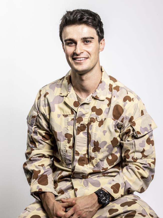 Mitchell Bourke plays Captain Trent Kelly in First Casualty