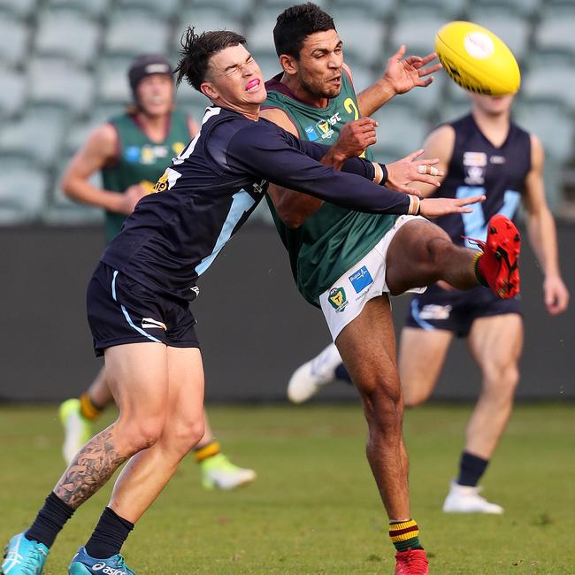 Tasmania Alexander Saunders during the game against Vic Metro at UTAS Stadium. PICTURE CHRIS KIDD